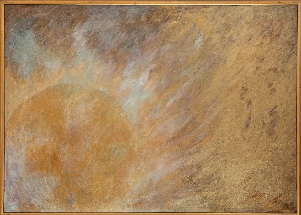 Brillos etéreos, pintura de Cristina Peralta Wolf