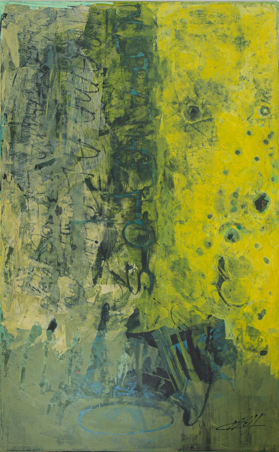 Estilo naciente, pintura de Cristina Peralta Wolf