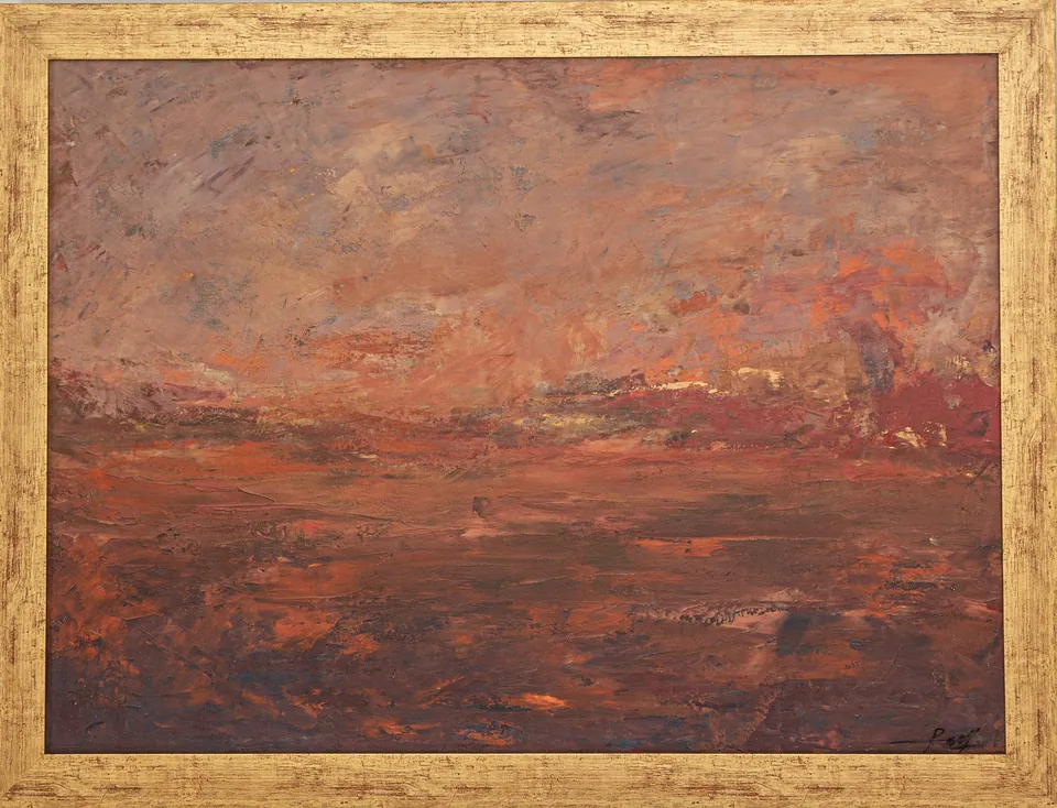 Persperctiva creada, pintura de Cristina Peralta Wolf